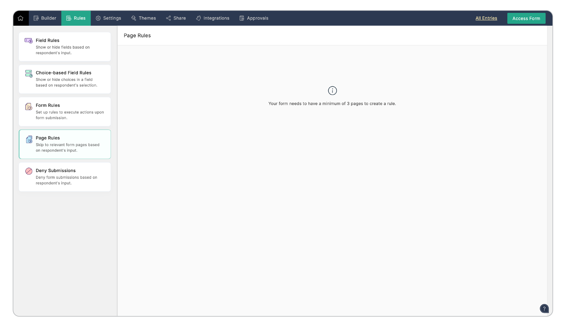 Configuring Page Rule