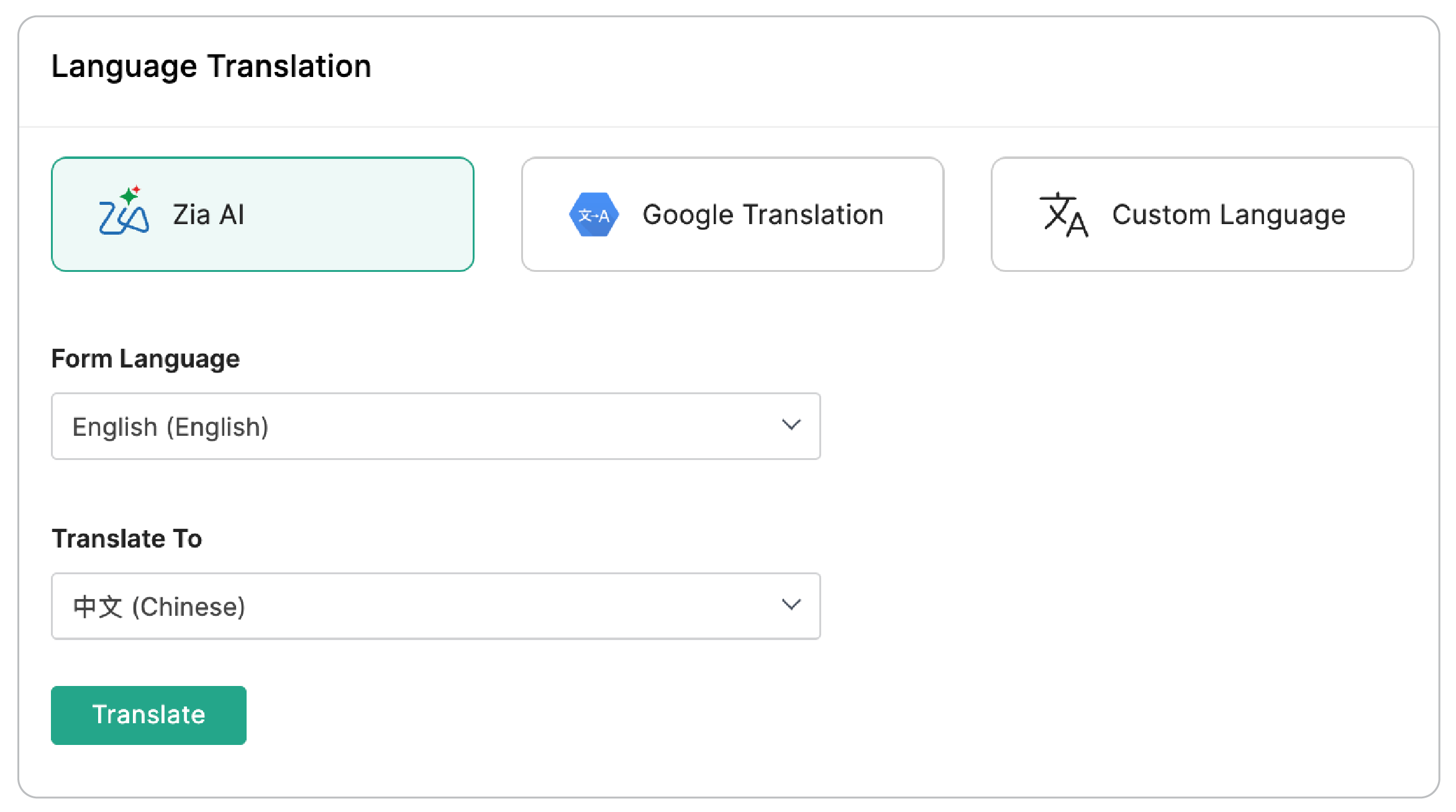Translate To