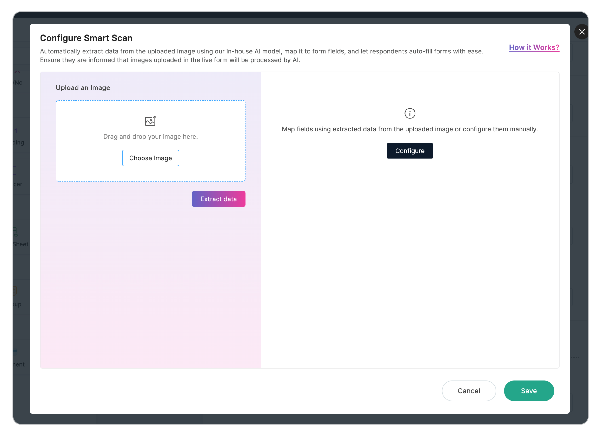 Uploaded Image to Extract Data