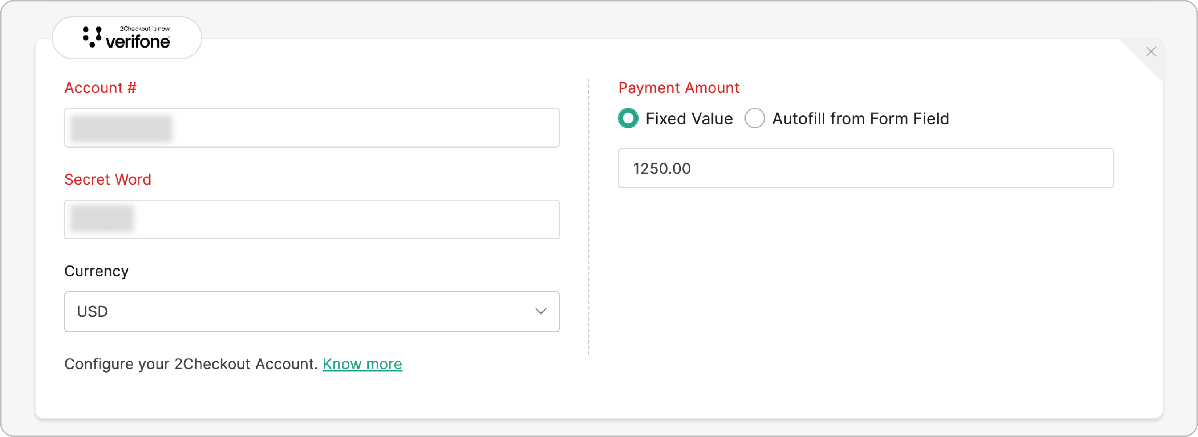 2Checkout payment gateway configuration
