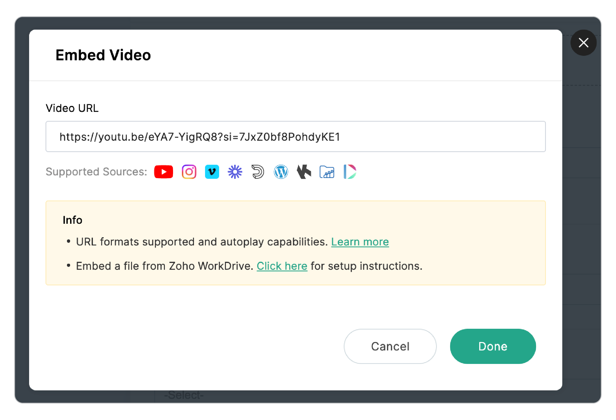 Embed Video