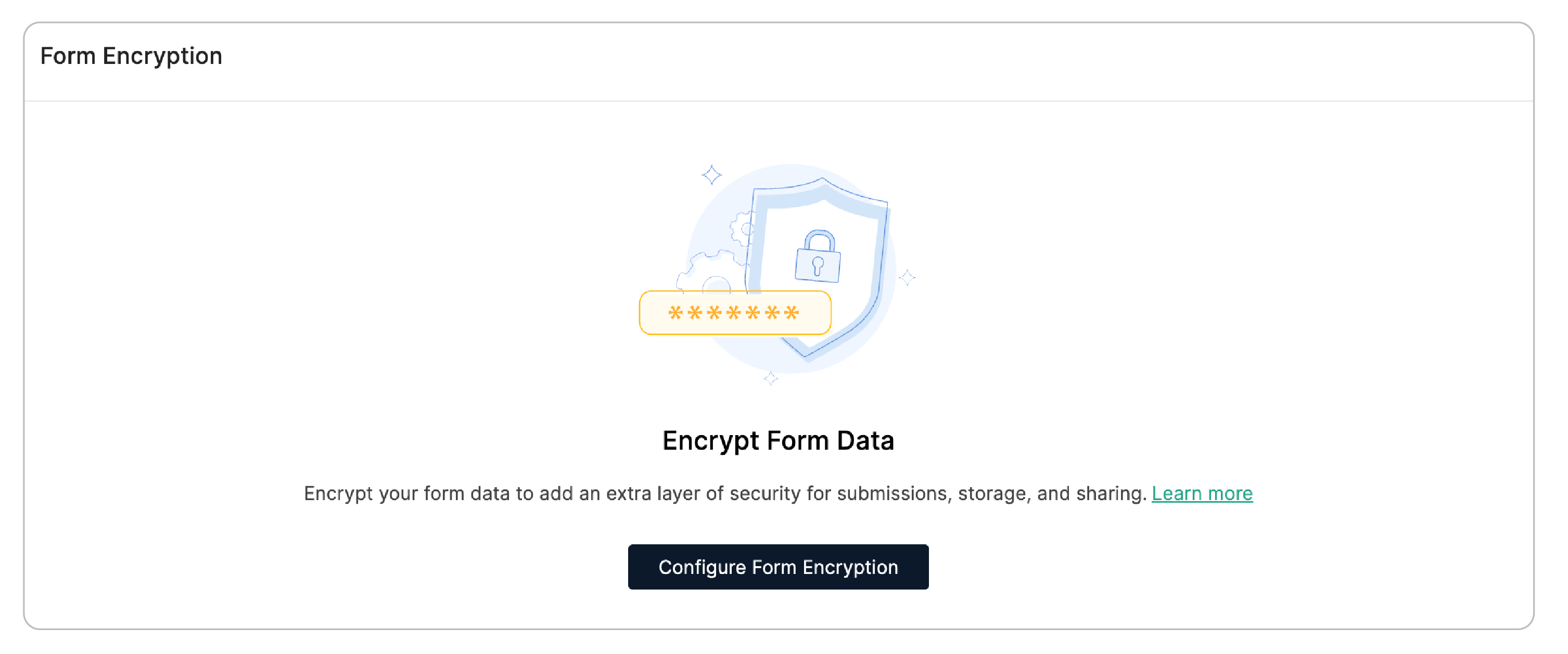 Configure Form Encryption