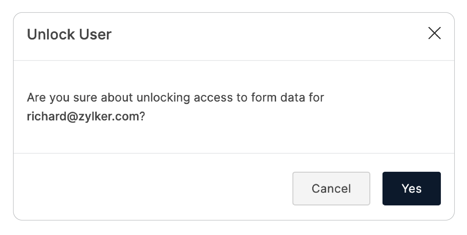 Unlock User