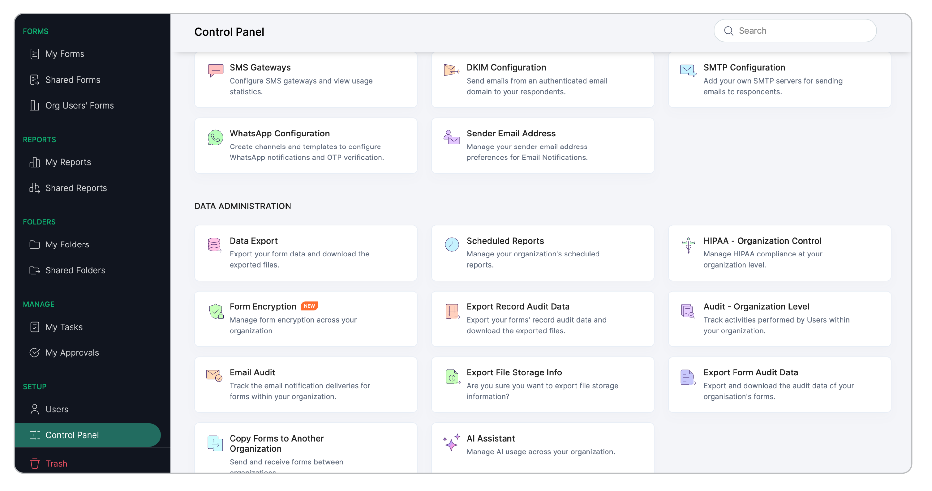 Click Control Panel