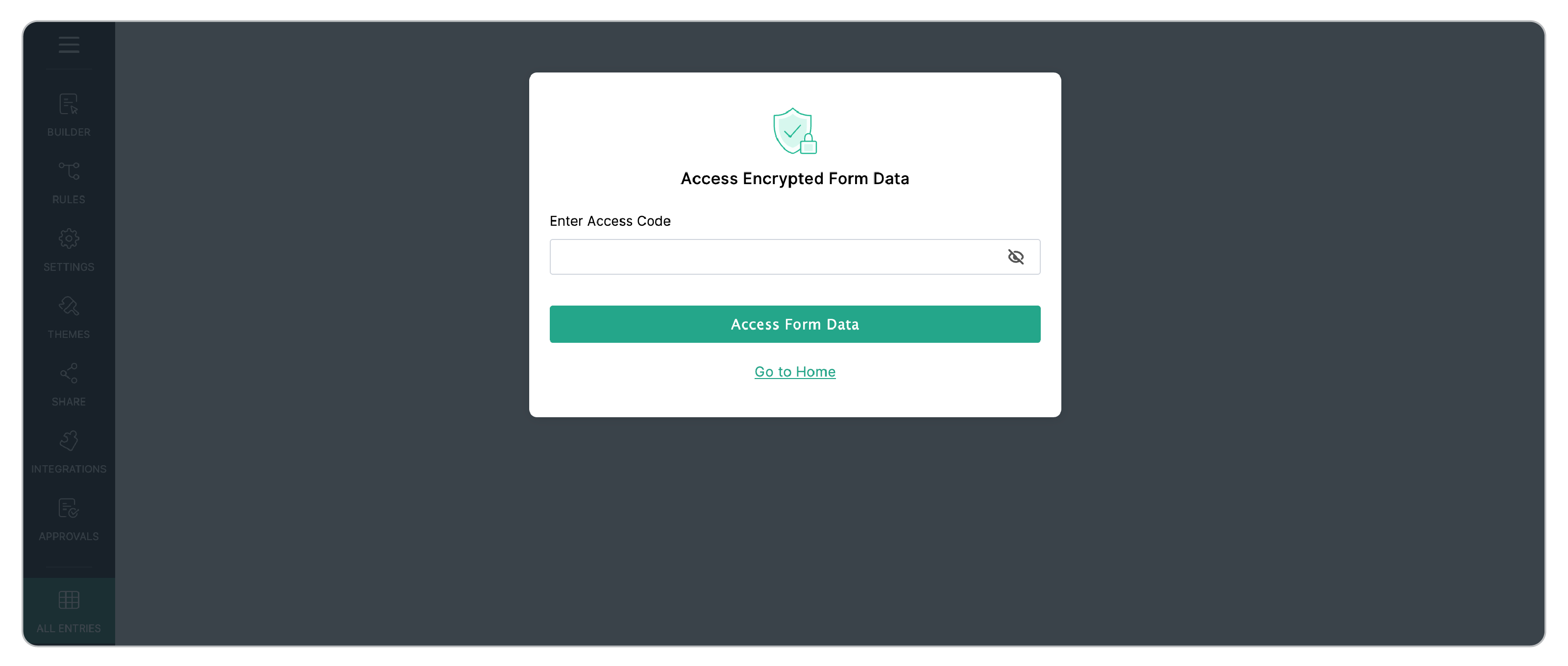 Access Encrypted Form Data 