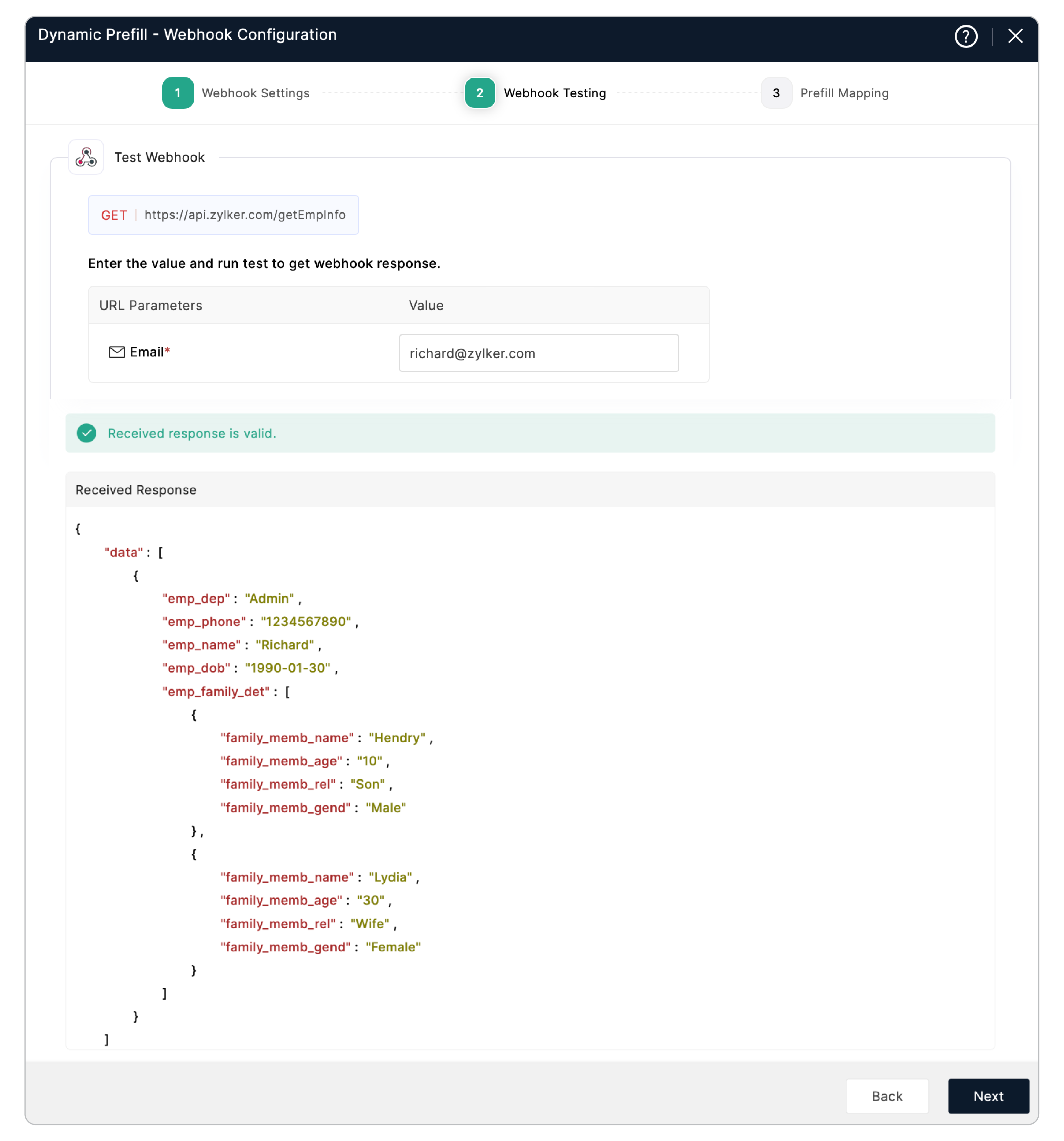 Webhook Testing