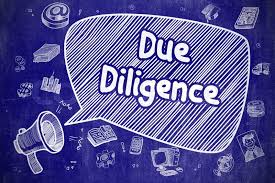 Cartoon Illustration of Due Diligence ...