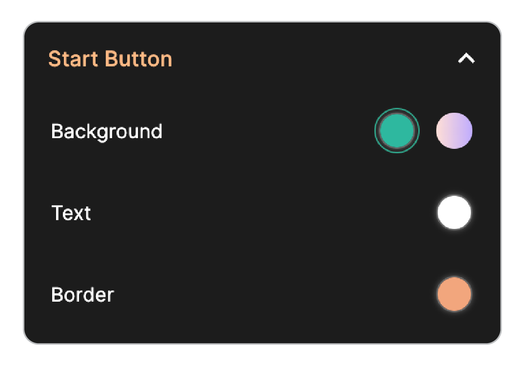 Start Button  Welcome Page