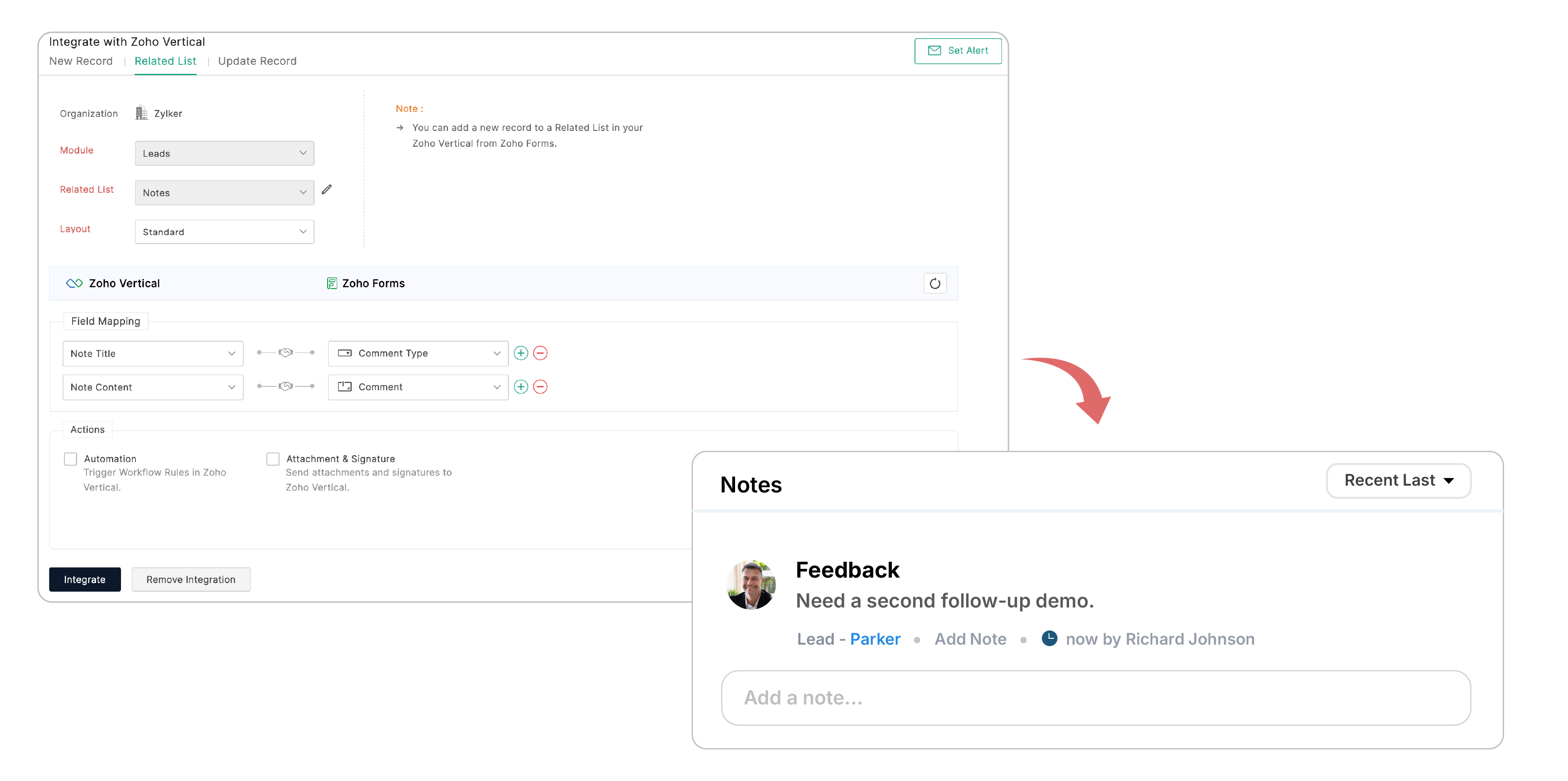 Adding a related list