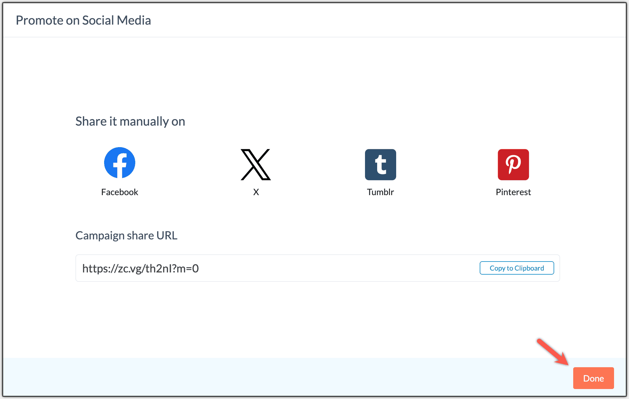 Promote on social media