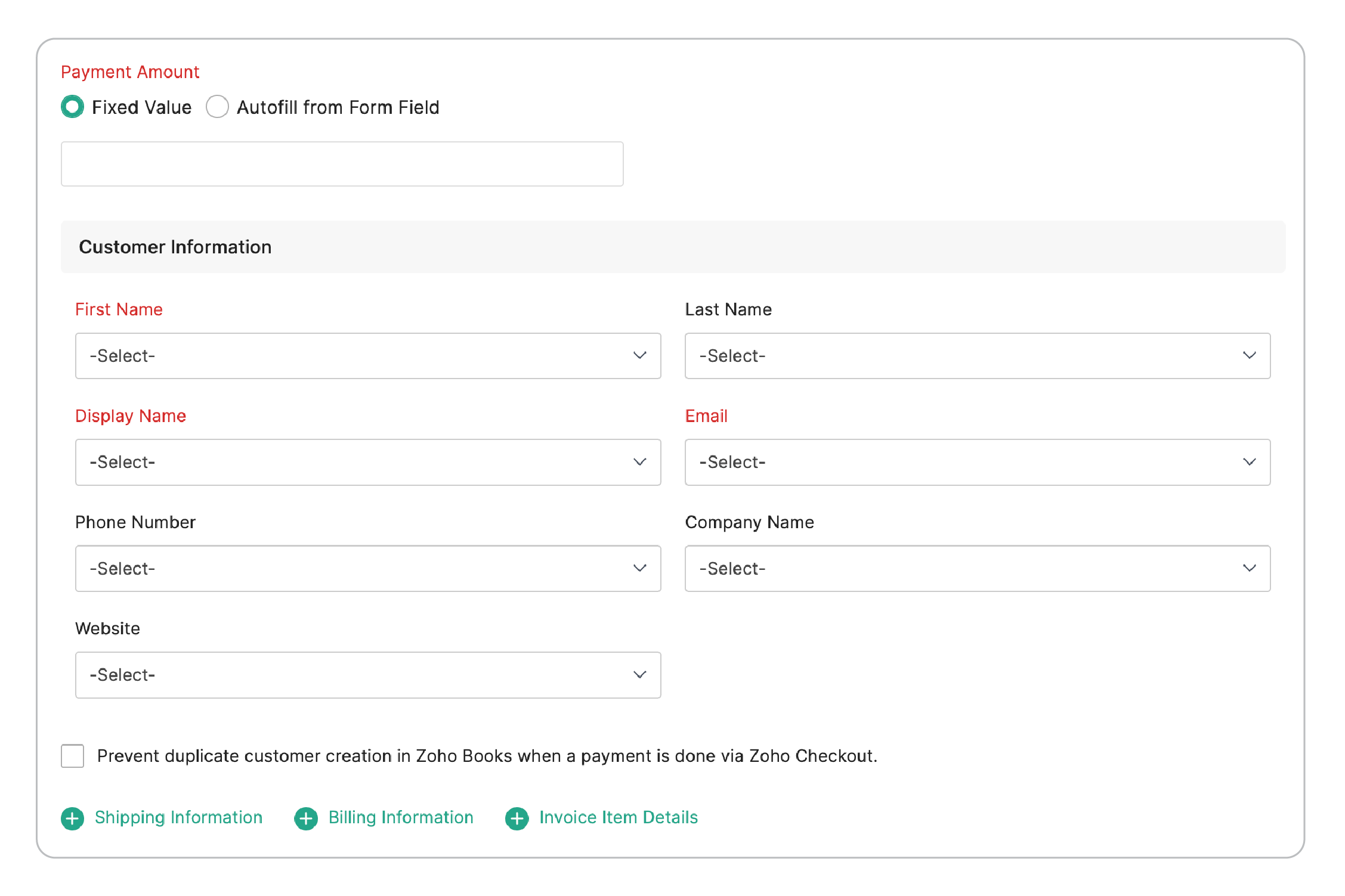 Customer Information