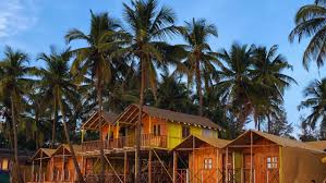beach shacks ready for visitors ...