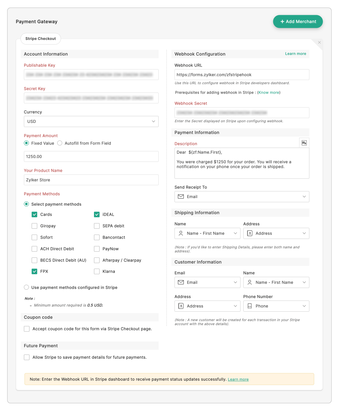 Stripe Checkout