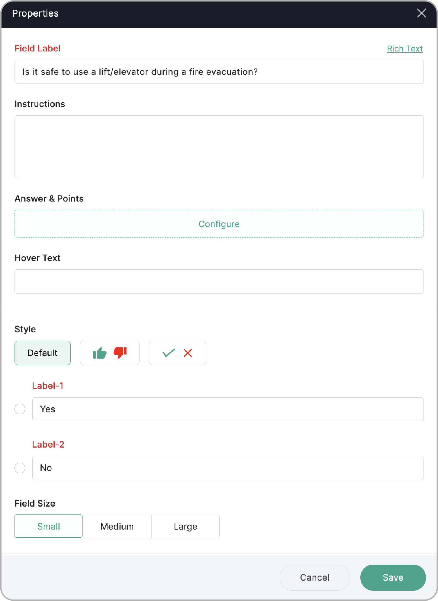 Setting Answer Keys and Points