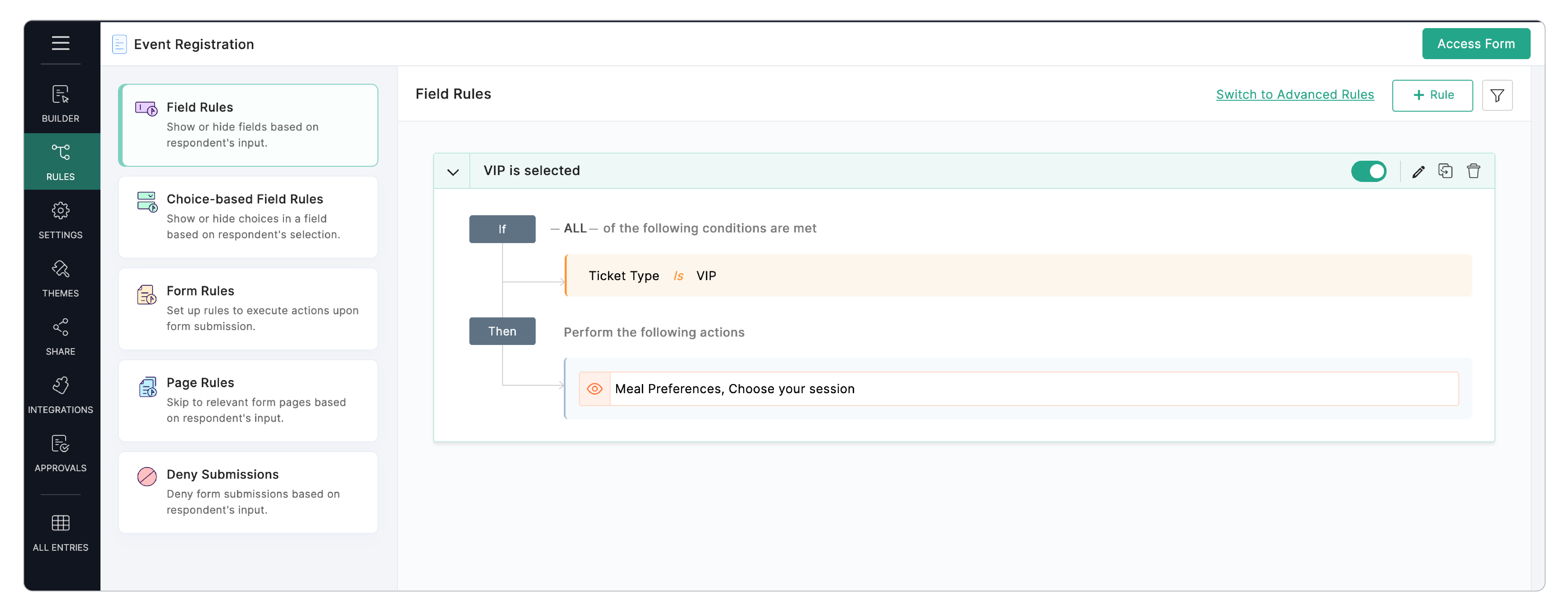 Summary of Field Rule