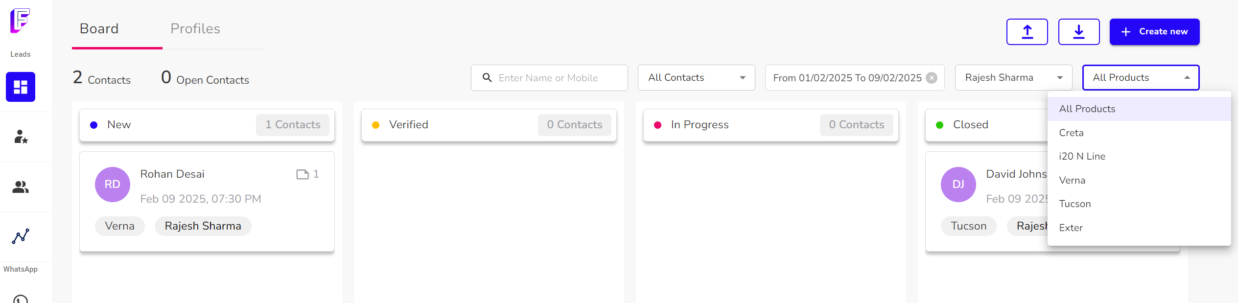 Apply Filters in Fivegrid