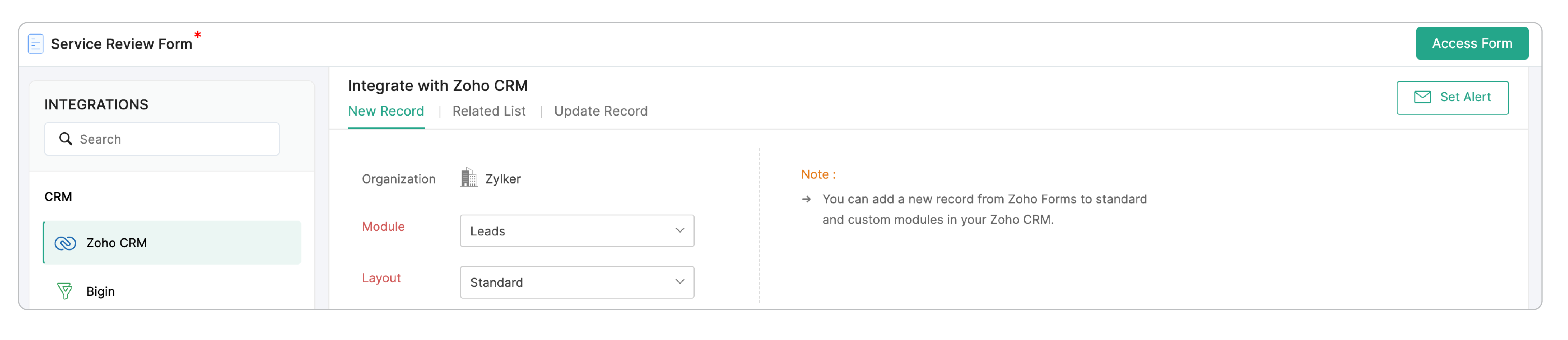 Set Alert if integration fails