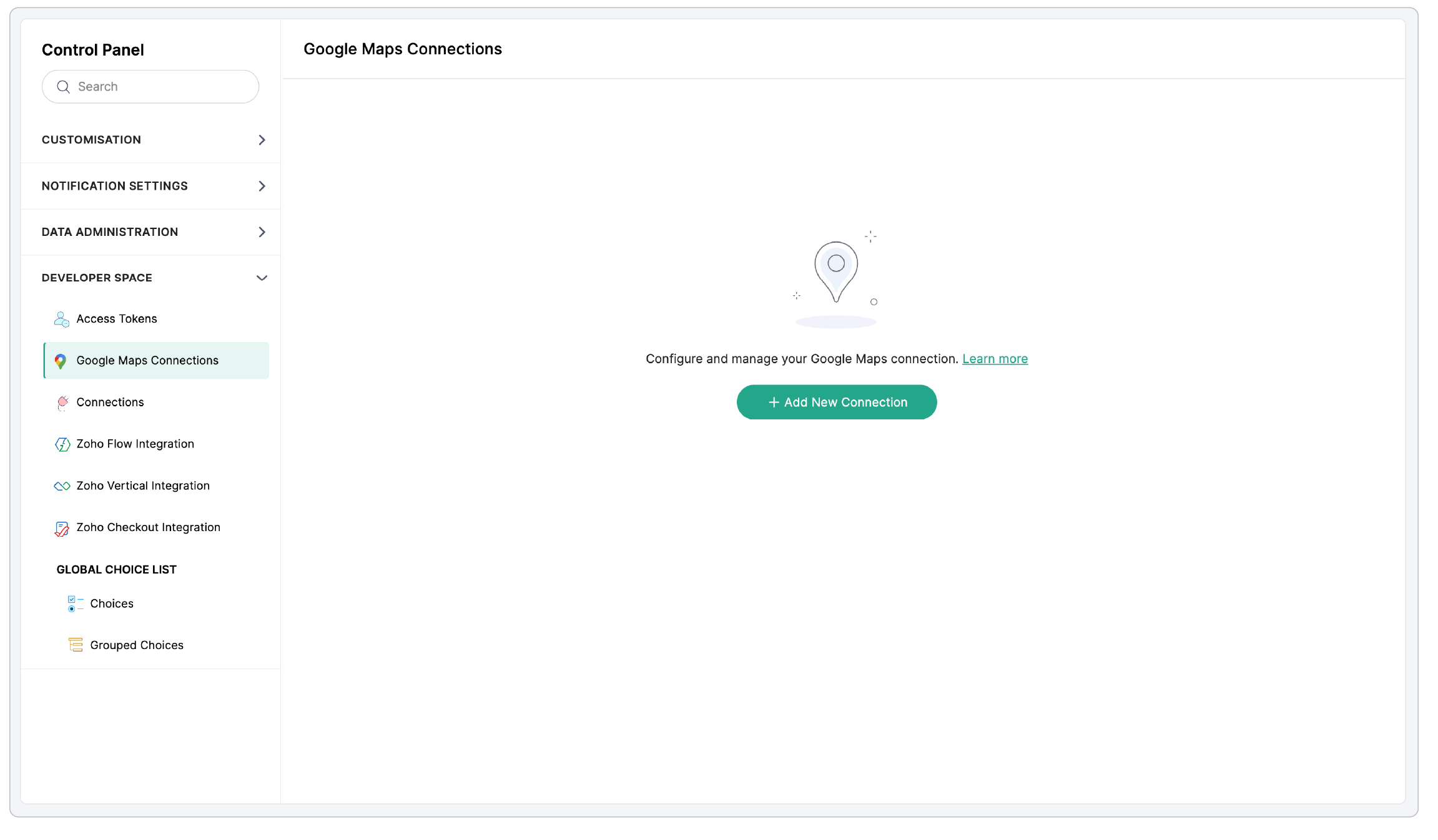 Google Maps Connections