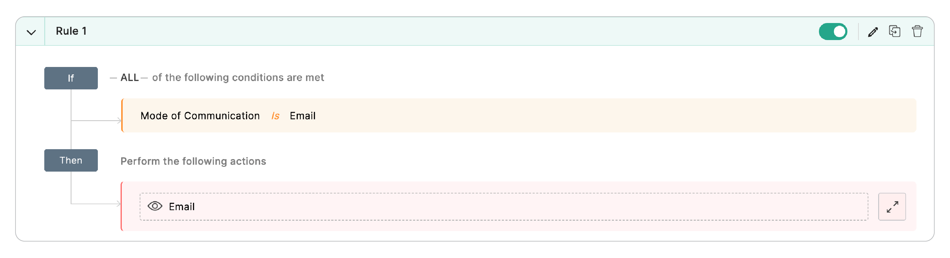  Show Email field if communication mode is selected asEmail