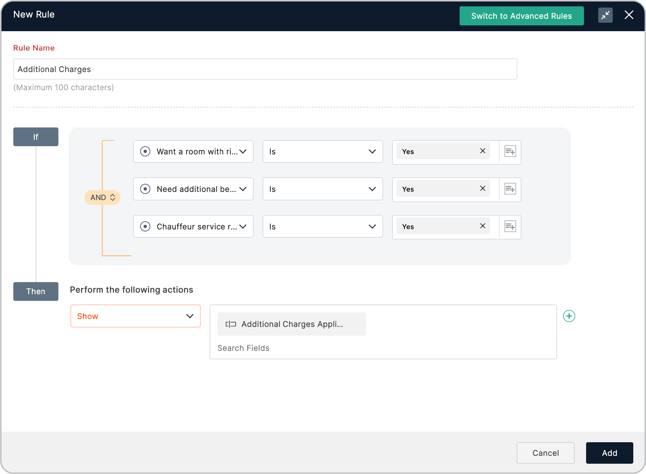 Travel rule configuration