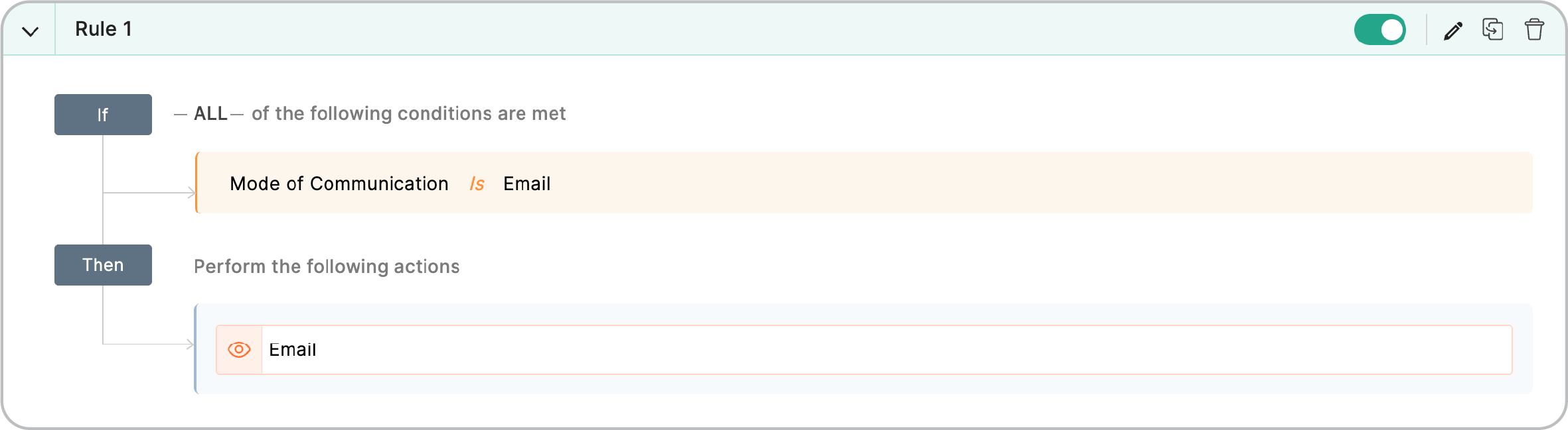  Show Email field if communication mode is selected as Email