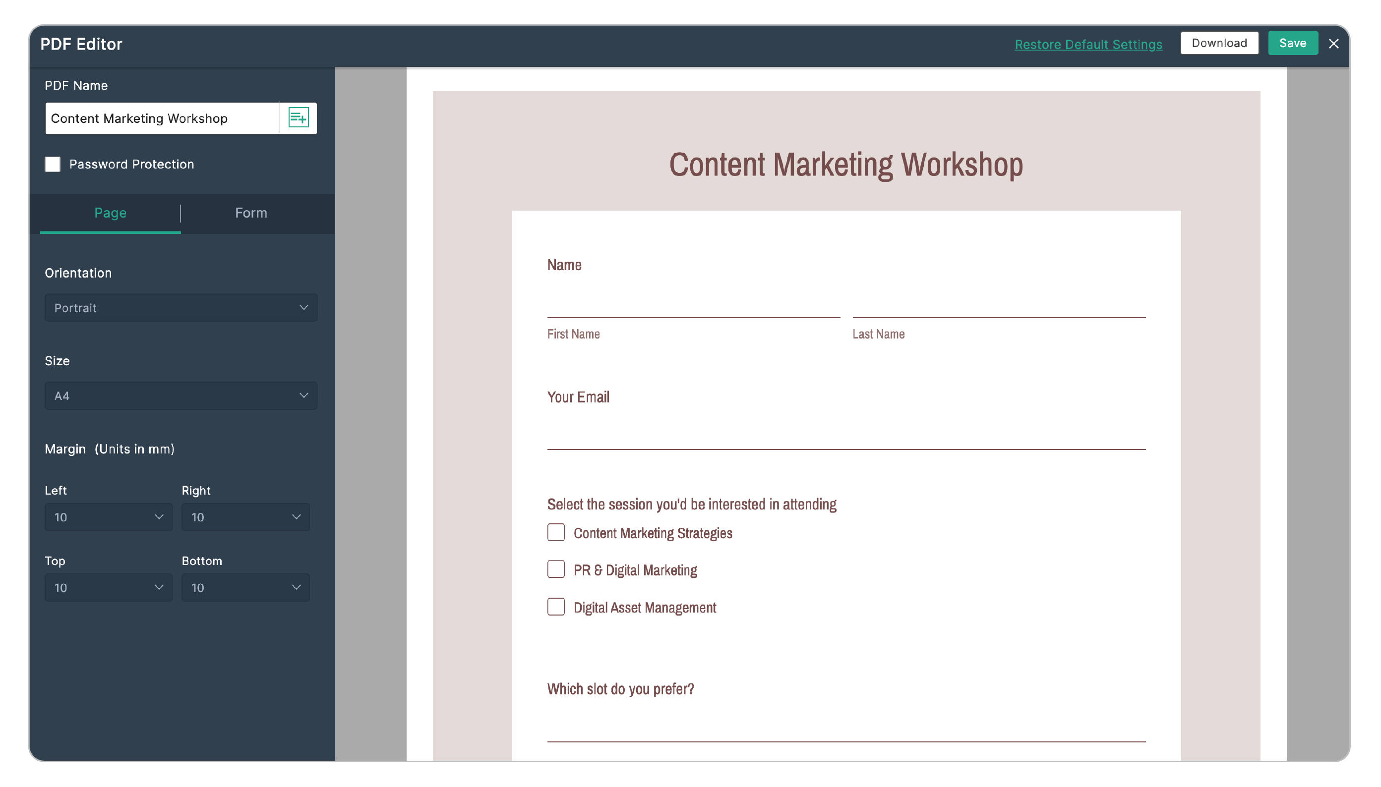 PDF Editor
