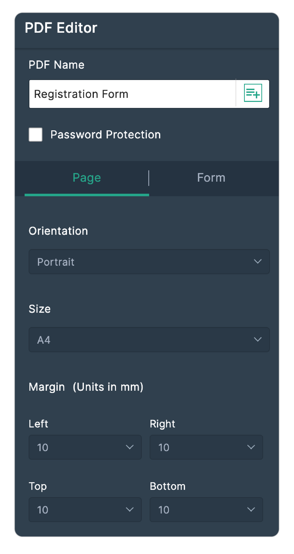 Name your PDF