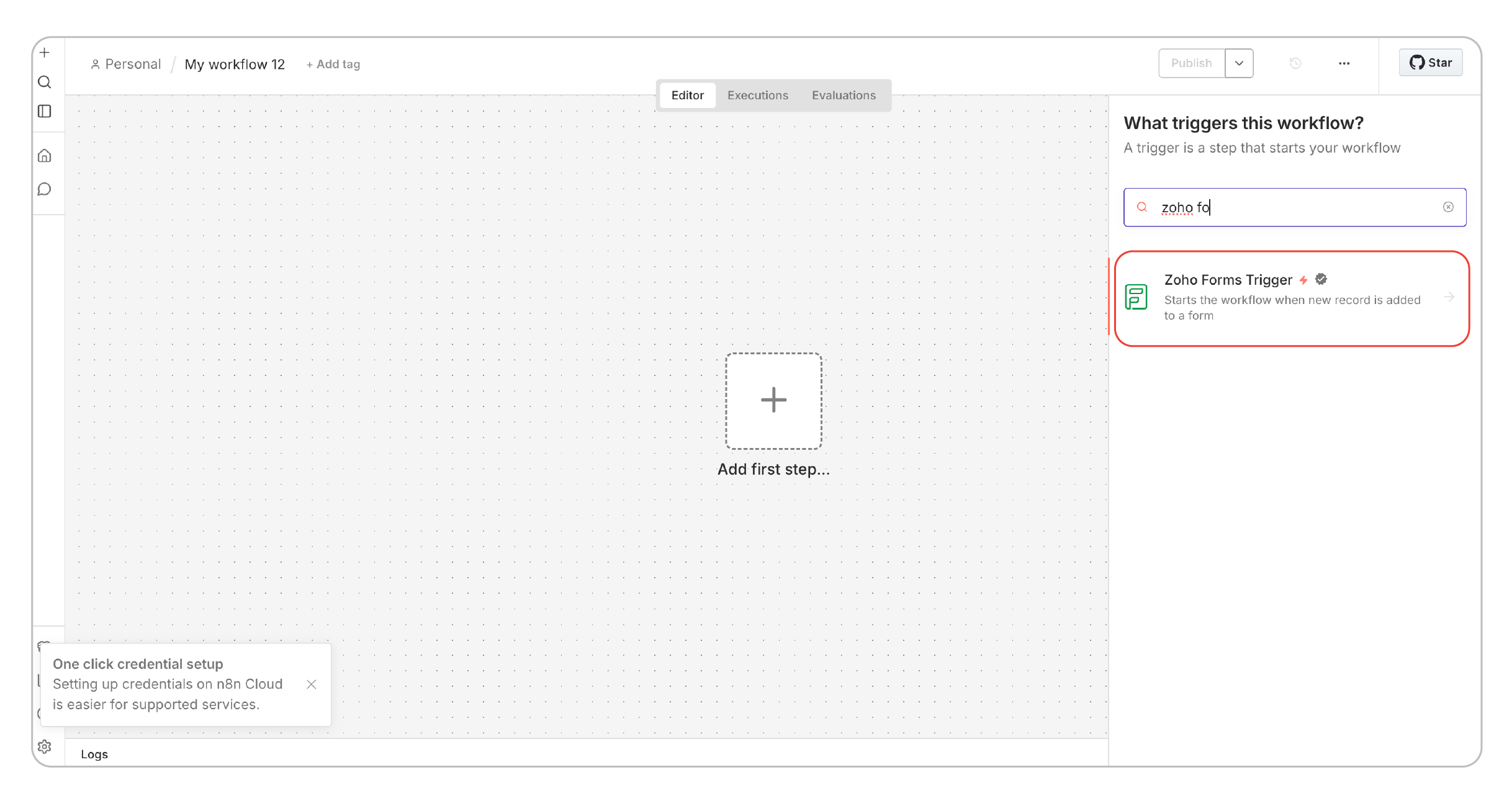Zoho Forms Trigger