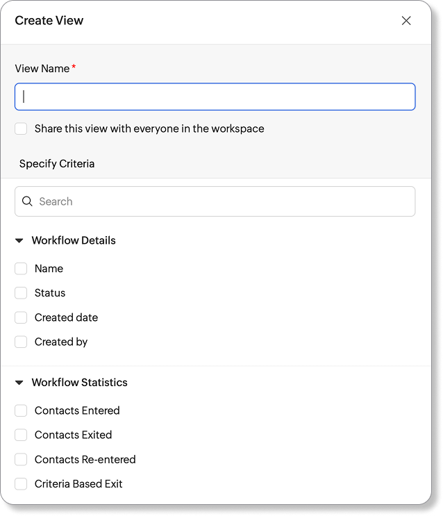 Workflow - Create Custom Views