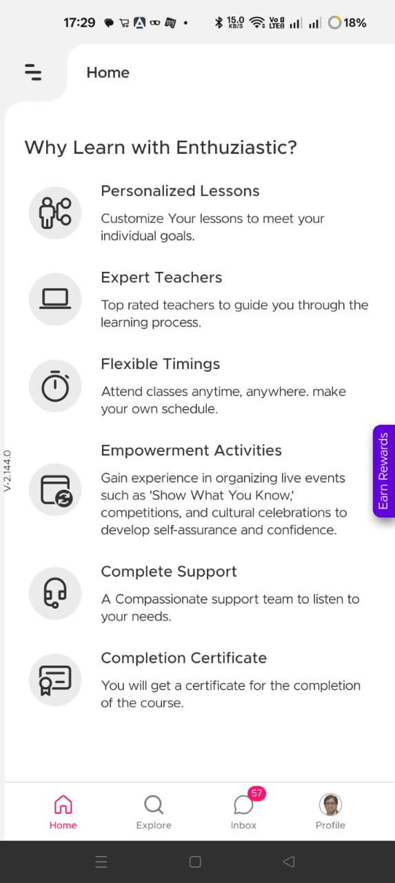 Enthuziastic Mobile App | Knowledge Base