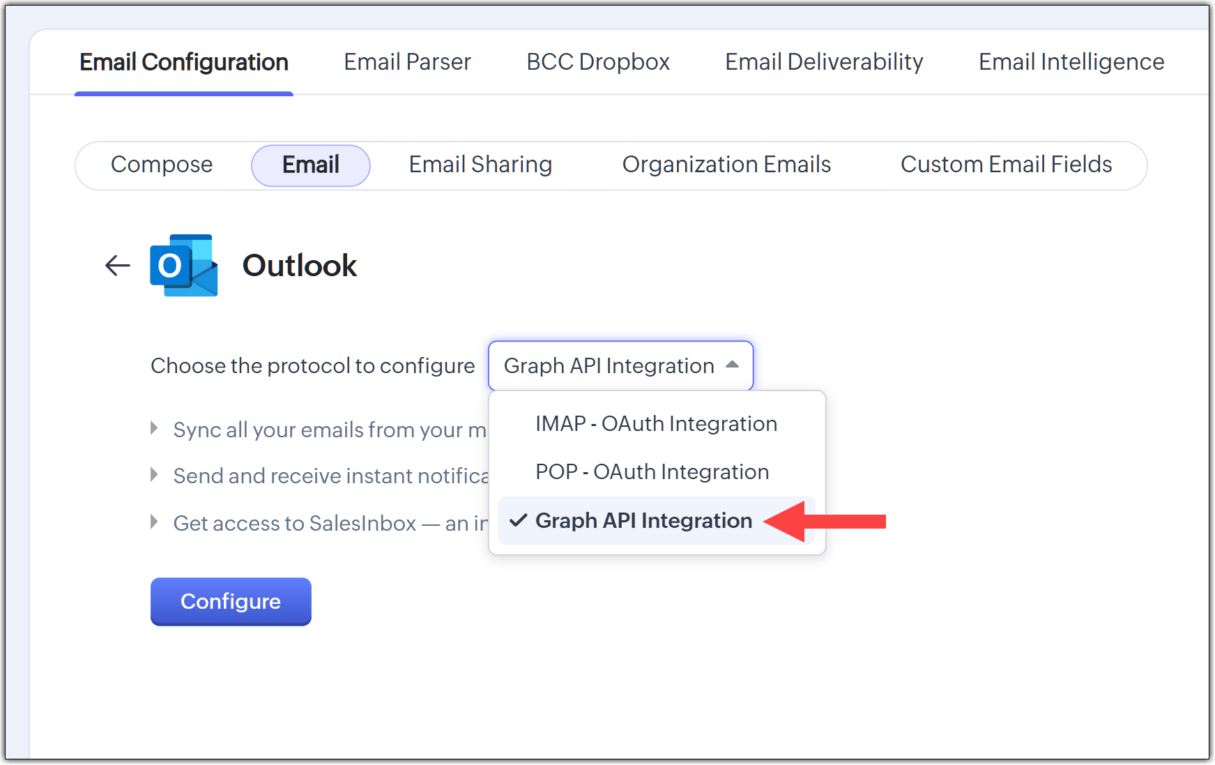 Graph API in Zoho CRM