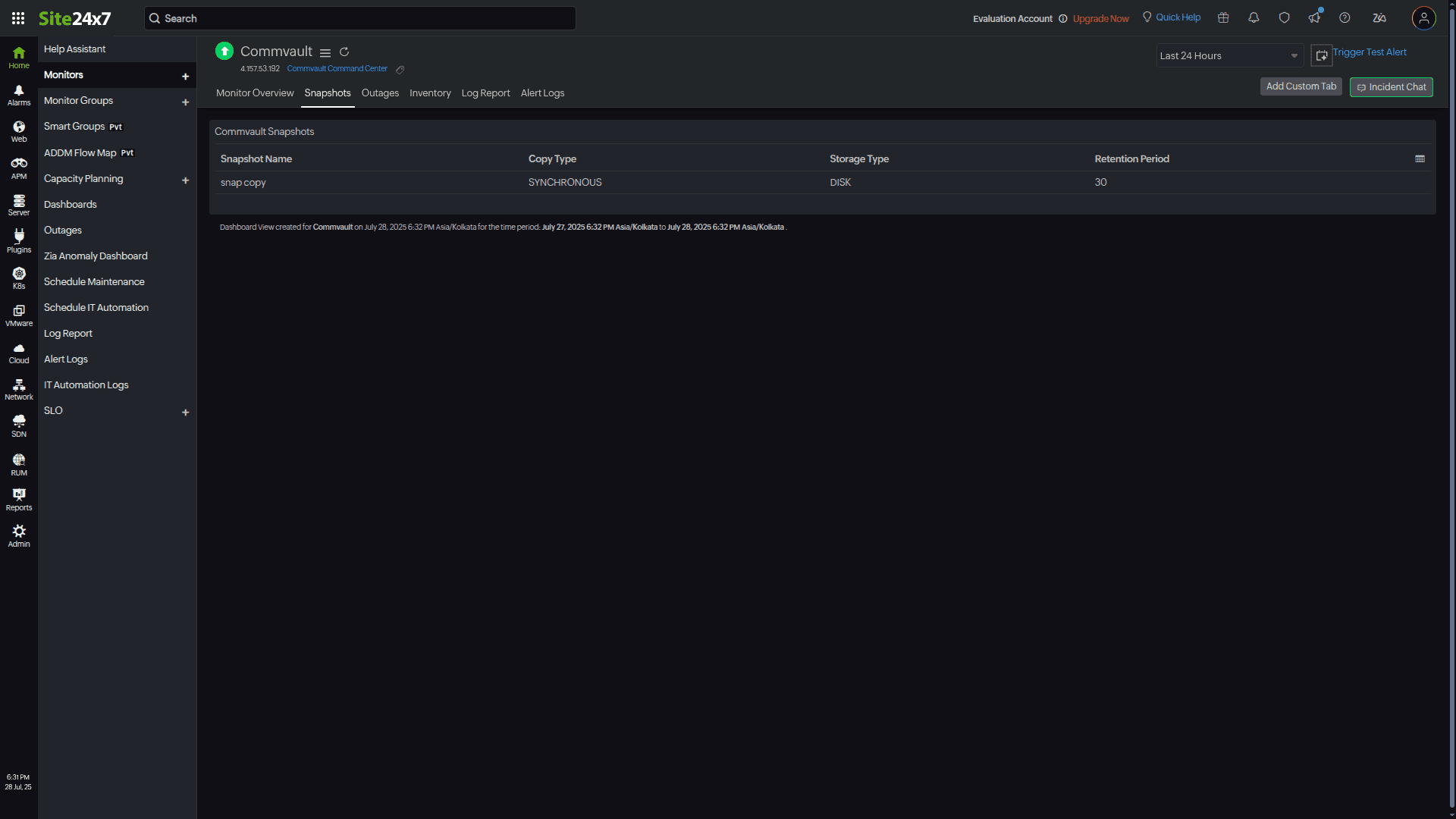 Gain full visibility into your Commvault backups with Site24x7's ...
