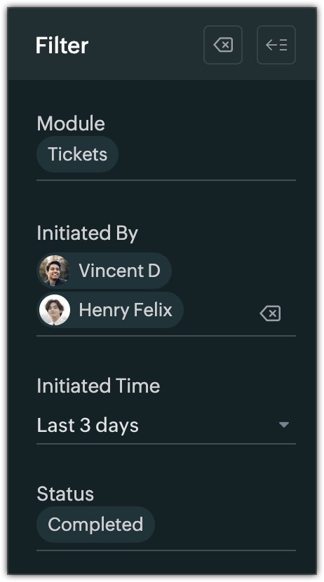 Export data using advanced export options and customizable settings
