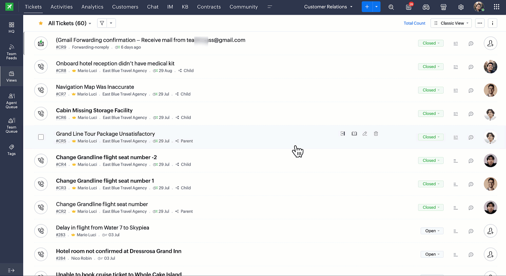 Field formatting in Zoho Desk