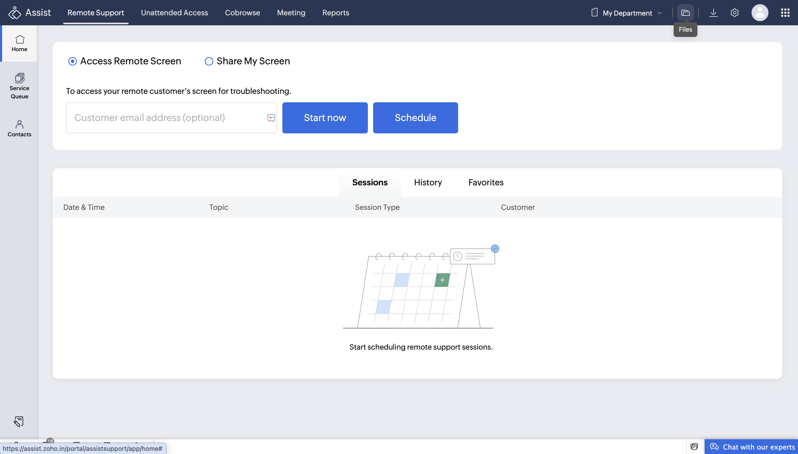 Tip #54- Exploring the Files Icon in Zoho Assist- 'Insider Insights'