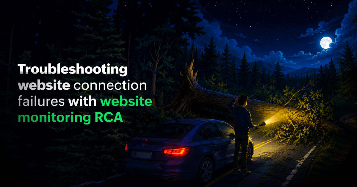 Connection Website Troubleshooting Website Connection Failures | Site24x7