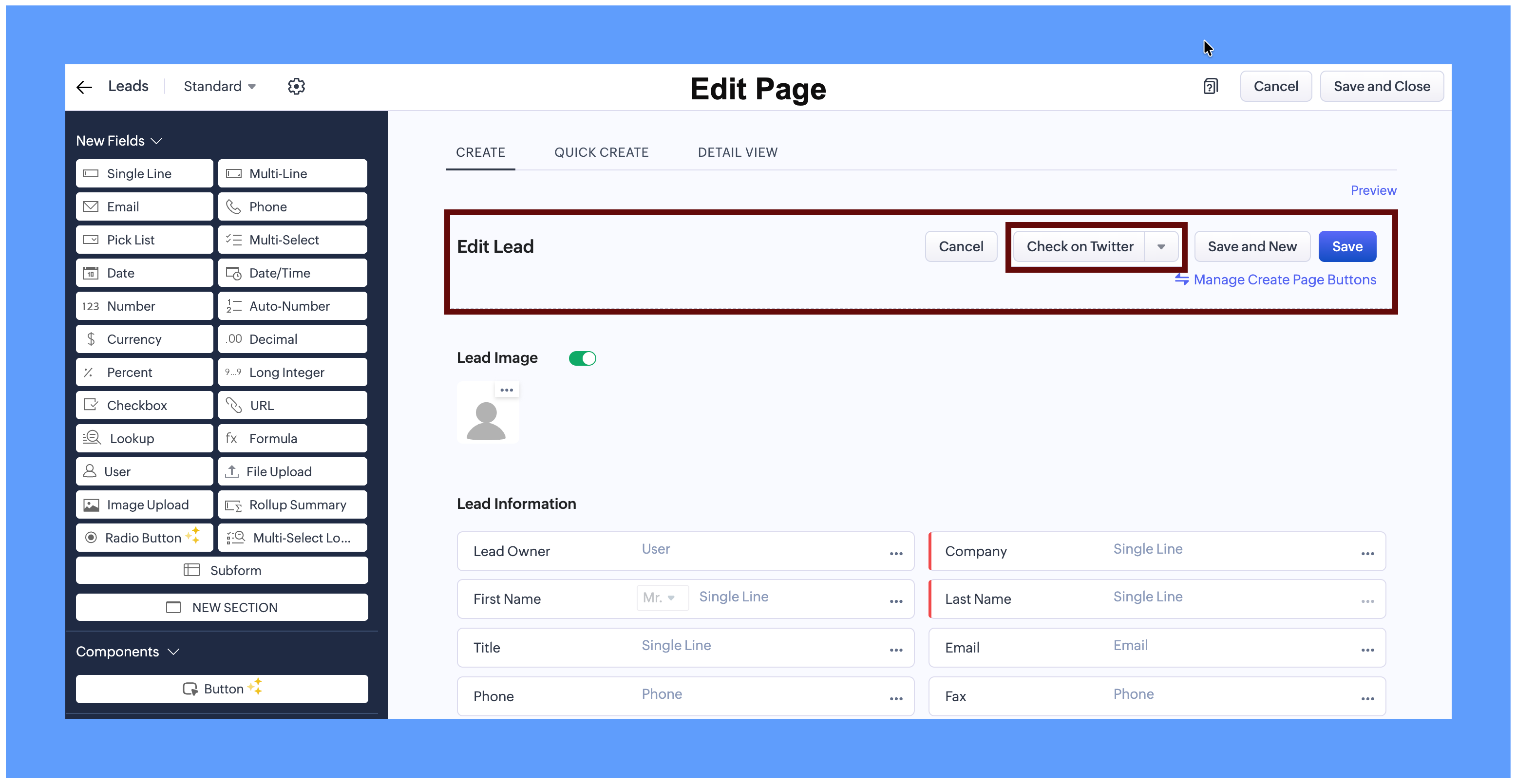Help Button For File Custom Button Creation from Layout Editor in Zoho CRM