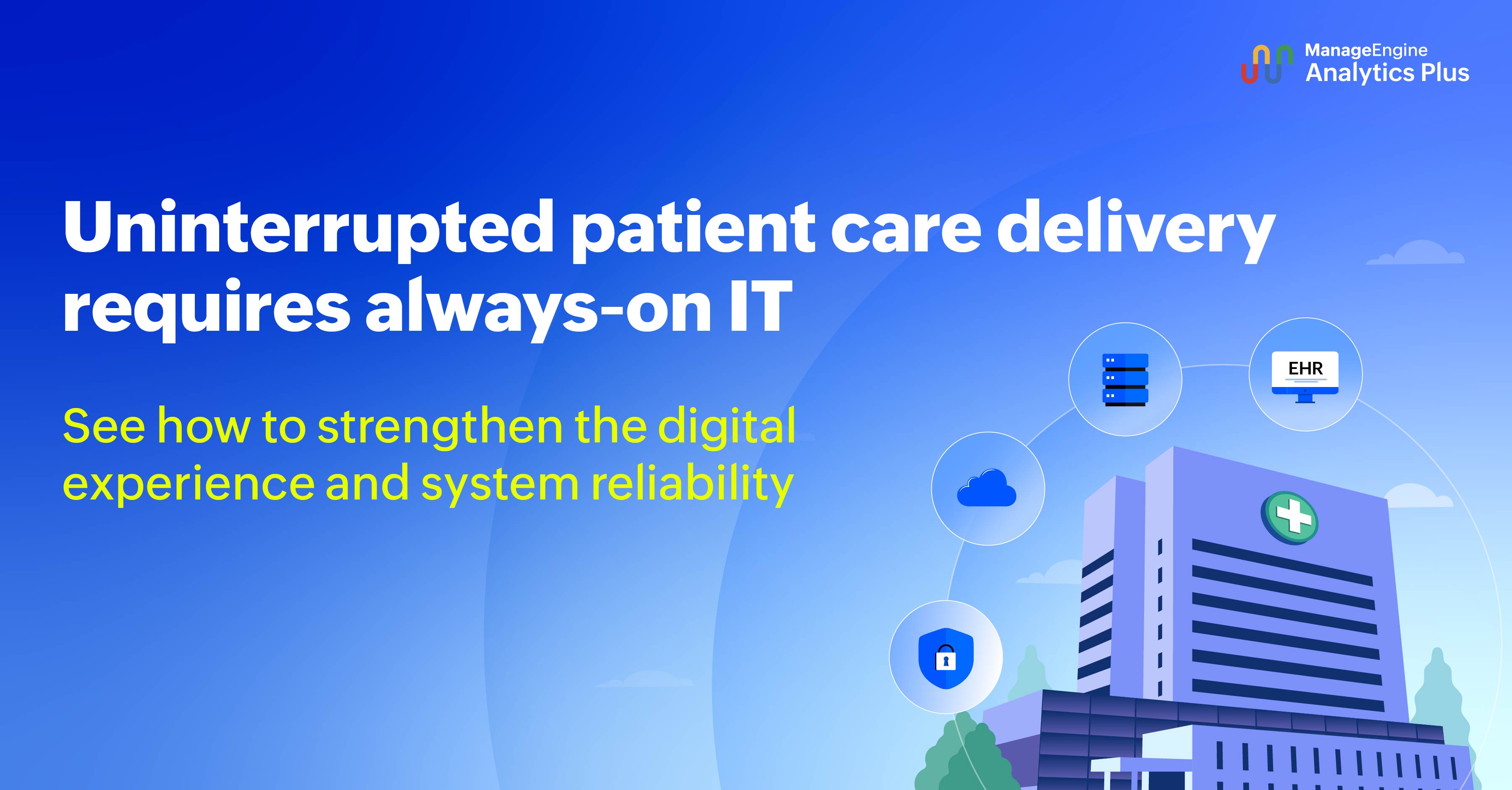 AI-powered analytics for building proactive healthcare IT operations